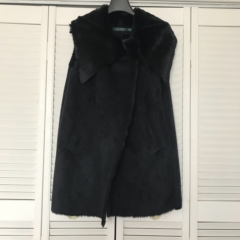 Ralph Lauren faux fur vest - Picture 4 of 7